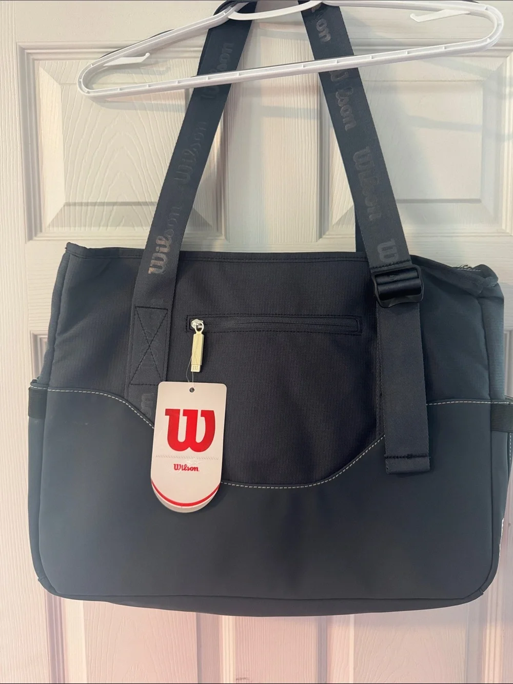 WILSON PICKLEBALL LIFESTYLE TOTE BAG GREY/WHITE